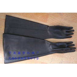 XZ-65噴砂手套,光面橡膠手套,噴砂專用手套