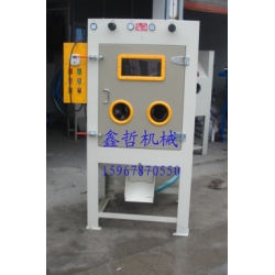 XZ-1010-2雙槍滾筒自動噴砂機,滾籃式噴砂機,自動噴砂機